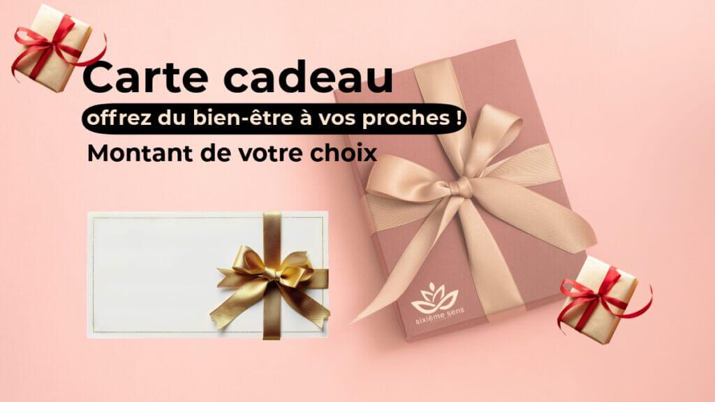 carte cadeau bien être